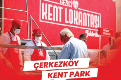 Gezici Kent Lokantası Bu Hafta Çerkezköy'de