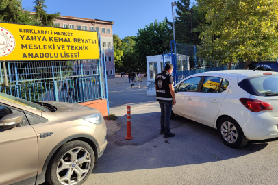 Kırklareli'nde Okul Çevreleri ile Servis Araçları Denetlendi