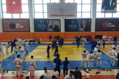 Edirne'de Uluslararası Judo Kampı Devam Ediyor