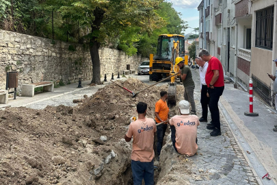 Vize’de Doğalgaz Döşeme Çalışmaları Sürüyor