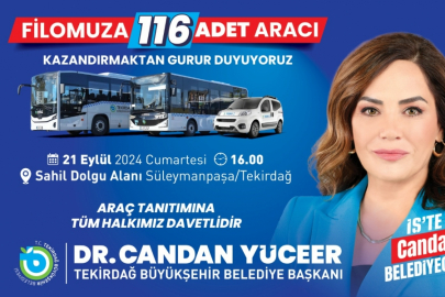 Büyükşehir Yeni Araçlarını Tanıtıyor