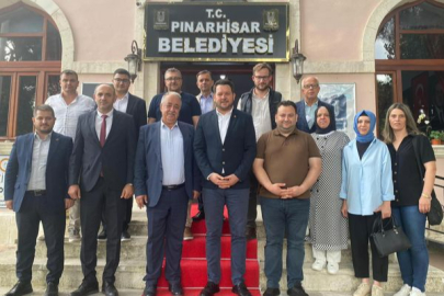 Şentürk’ten Pınarhisar Belediyesi’ne Ziyaret