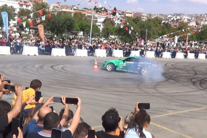 Tekirdağ’da Drift Şovu ve Modifiye Araçlar Festivali Nefes Kesti