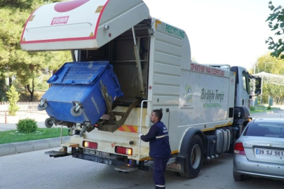 Keşan’da Çöp Konteynerleri Temizleniyor