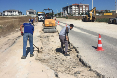 Lüleburgaz’da Yol Bakım ve Onarım Çalışmaları Devam Ediyor