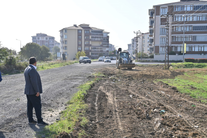 Başkan Nallar, Tepebaşı Caddesi'ndeki Yol Çalışmalarını İnceledi