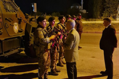 Vali Turan, Yol Kontrol Noktalarını İnceledi