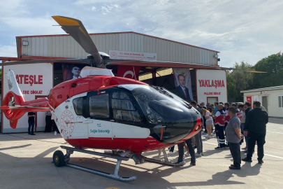 Çanakkale'de Ambulans Helikopter Göreve Başladı