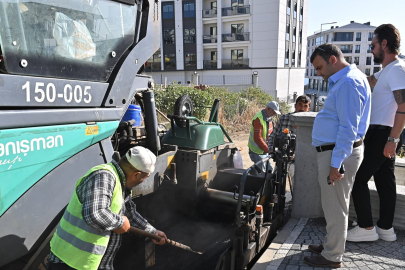 Nallar, Asfalt Çalışmalarını İnceledi