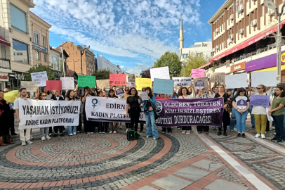 Edirne’de Kadınlar Sokakta; “Katillerden Hesap Soracağız”