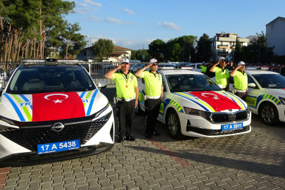 Çanakkale'de 10 Yeni Polis Aracı Hizmete Başladı