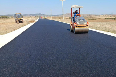 Lalapaşa'da 5 Km Sıcak Asfalt Yol Tamamlandı