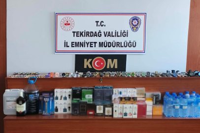 Tekirdağ'da Eş Zamanlı Operasyon: Kaçak İçki ve Parfüm Ele Geçirildi