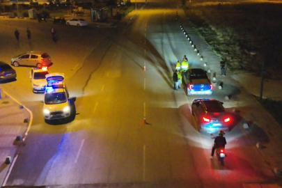 Keşan’da Polisten Dronlu Uygulama