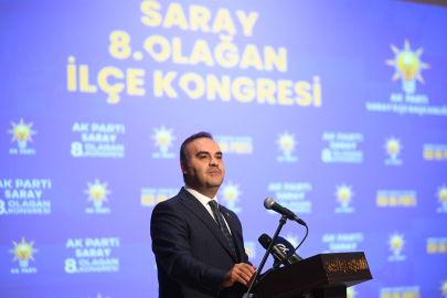 Bakan Kacır, AK Parti Saray 8. Olağan İlçe Kongresi’nde Konuştu