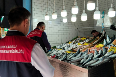 Kırklareli'nde Su Ürünleri Denetimi Yapıldı