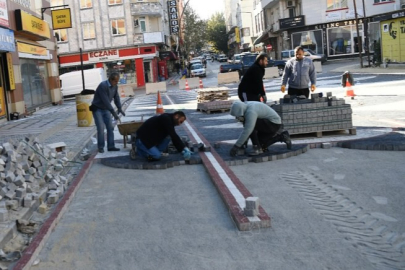 Keşan Belediyesi’nden Yol ve Kaldırım Yenileme Çalışmaları