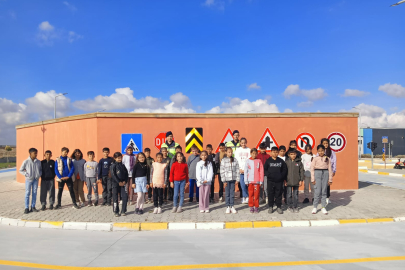 Tekirdağ'da Öğrencilere Trafik Eğitimi Verildi