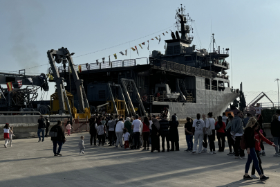 TCG Alemdar Gemisi Tekirdağ'da Ziyarete Açıldı