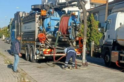 Lüleburgaz'da Kanalizasyon Hatları Temizlendi