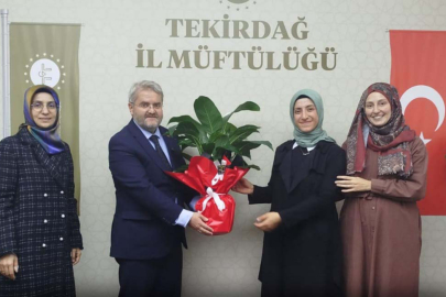 İl Müftüsünden Din Kültürü Öğretmenine Teşekkür Ziyareti