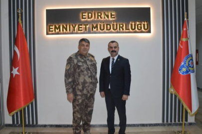 Başkan Martin'den Edirne İl Emniyet Müdürü Onur Karaburun’a Ziyaret