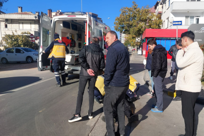 Edirne’de Motosikletten Düşen Sürücü Yaralandı