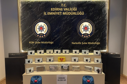 Edirne'de TIR'da 24 Kilo 300 Gram Kokain Ele Geçirildi