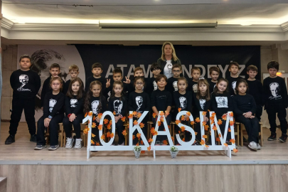 Miniklerden Erken 10 Kasım Anması