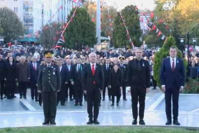 Kırklareli’nde Atatürk'ü Anma Töreni Düzenlendi