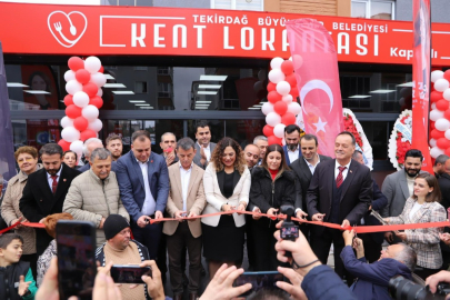 Tekirdağ'ın İlk Kent Lokantası Açıldı