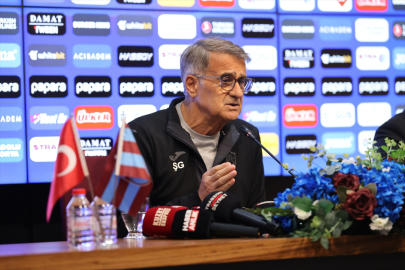 Trabzonspor Teknik Direktörü Şenol Güneş'ten Özeleştiri