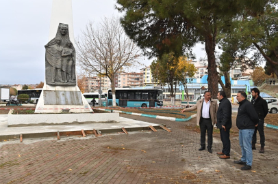 Süleymanpaşa’da Şehit Öğretmenler Anıtı ve Parkı’nda Bakım