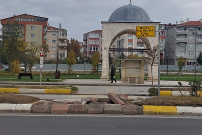 Edirne’de Kazaların Yaşandığı Yaya Geçidine Kaldırımlı Çare