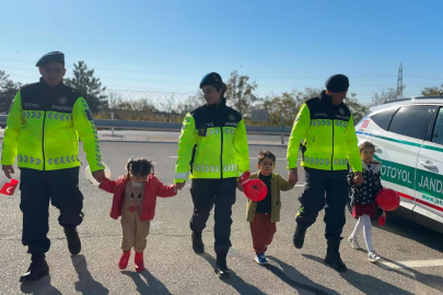 Edirne'de Otoyol Jandarması 24 Saat Görevde