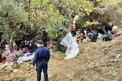 Çanakkale'de 44 Düzensiz Göçmen Yakalandı