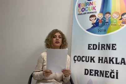 Edirne Çocuk Hakları Derneği’nden 20 Kasım Mesajı