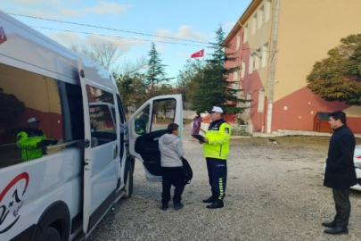 Kırklareli’nde Okul Servisleri Denetlendi