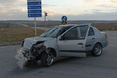 Tekirdağ'da Işık İhlali Kazaya Neden Oldu: 1 Yaralı