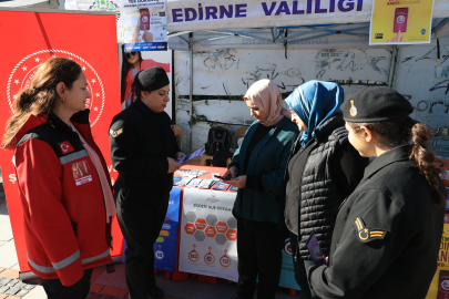 Edirne'de Kadınlara KADES Uygulaması Anlatıldı