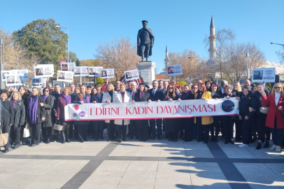 Edirneli Kadınlardan Dayanışma Yürüyüşü