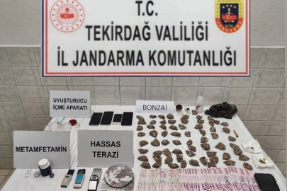 Tekirdağ’da Uyuşturucu Operasyonlarında Çeşitli Maddeler Ele Geçirildi