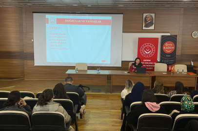 Edirne’de Üniversitelilere “Kadına Yönelik Şiddetle Mücadele” Semineri