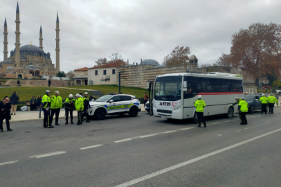 Edirne’de Kış Lastiği Taktırmayanlara Ceza Yağdı