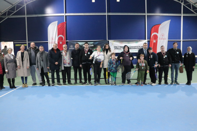 Tekirdağ'da Özel Çocuklar Tenis Oynadı