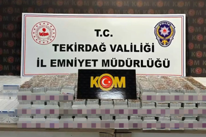 Tekirdağ'da Makaron Operasyonu