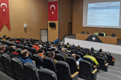 Tekirdağ’da Motosikletlilere Eğitim