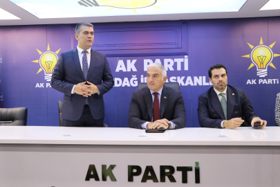 Bakan Ersoy, AK Parti Tekirdağ İl Başkanlığında Konuştu