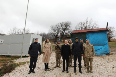 Vali Uğur Turan’dan Jandarma Kontrol Noktalarına Ziyaret