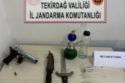 Tekirdağ'da Yasa Dışı Silah ve Uyuşturucu Operasyonu